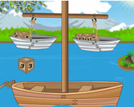 Boat balancing hajós játékok